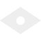 Ekena Millwork Diamond Architectural Grde PVC Ceiling Medallion, 14"W x 9 3/8"H x 3"ID x 4 3/4"C x 1"P, One-Piece CMP14X9DD-03000 - alternate 2